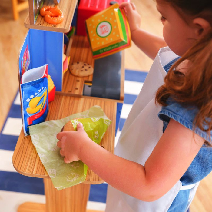 Drewniana restauracja z akcesoriami 2w1 KidKraft