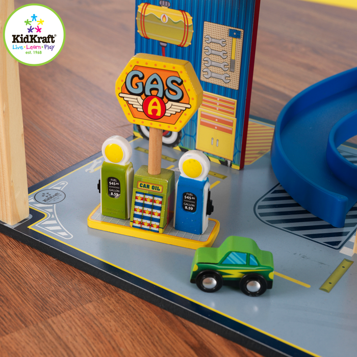 Garaż dla dzieci z wielką rampą - torem wyścigowym, KidKraft