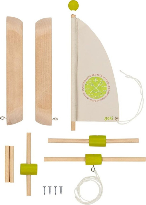 Drewniany katamaran zrób to sam Goki