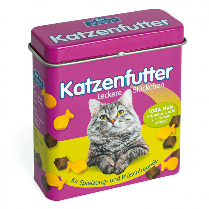 Drewniane przysmaki dla kota w puszce Erzi