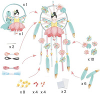 Kreatywny zestaw zrób to sam Łapacz snów Wróżka Lotosu Djeco 
