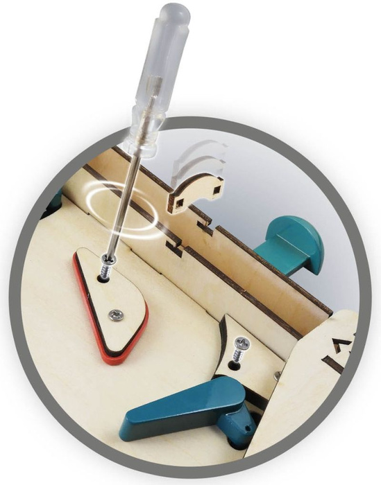 Automat do gry w pinball do samodzielnego złożenia Buki