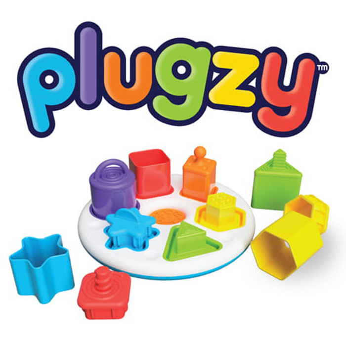 Sorter kolorów i kształtów z foremkami Plugzy Fat Brain Toys