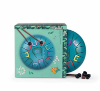 Bębenek językowy duży DANS LA JUNGLE ciemny turkus Moulin Roty