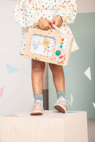 Drewniana interaktywna pozytywka Telewizor dla dzieci Lilliputiens