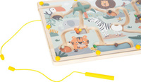 Magnetyczny drewniany labirynt Safari Small Foot