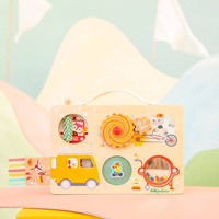 Edukacyjna tablica z drewna walizka Pojazdy Lilliputiens