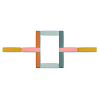 Belki sensoryczne Balance & Hop Beams B.Toys