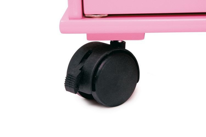 Meble dla lalek. Różowa szafa