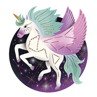 Malowanie kropkami Puentylizm 3D Kosmiczne zwierzęta Janod