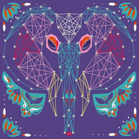 Zestaw kreatywny String Art Zwierzęta 8+, Janod