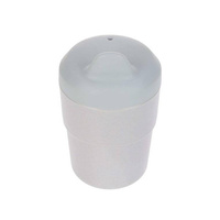 Kubek z silikonową pokrywką z dziubkiem Little Chums Kot Lassig 