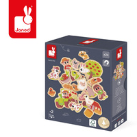 Magnesy drewniane dla dzieci Na farmie 24 szt. Janod 