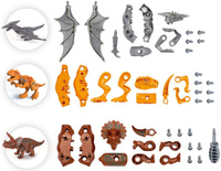 Figurki dinozaurów do skręcania zrób to sam Buki