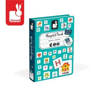 Magnetyczna układanka Alfabet Magnetibook kolekcja 2018, Janod