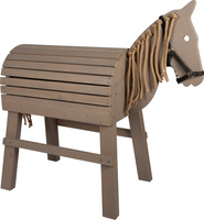 Drewniany duży koń szary Small Foot