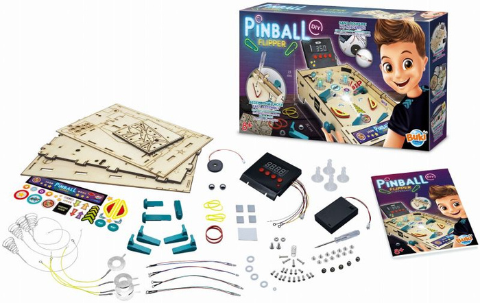 Automat do gry w pinball do samodzielnego złożenia Buki