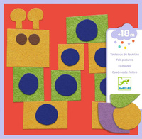 Zestaw kreatywny wyklejanki filcowe Małe stworzenia Djeco