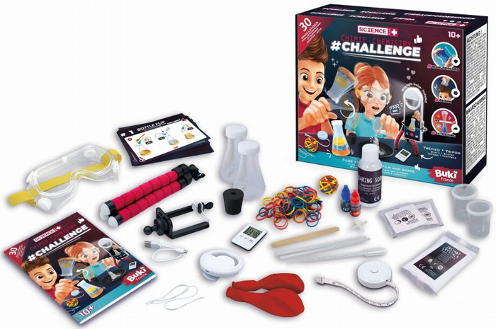 Zestaw małego chemika 30 doświadczeń Buki