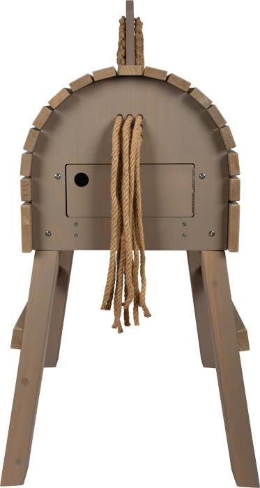 Drewniany duży koń szary Small Foot