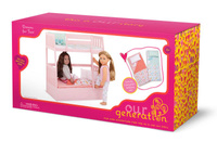 Łóżko piętrowe dla lalek Pościel z motylkami Dreams for Two Our Generation