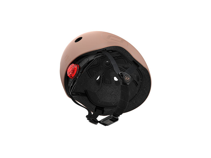 SCOOTANDRIDE Kask S-M dla dzieci 3+ Mocha