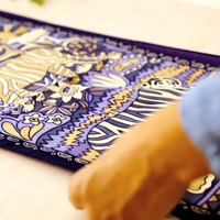 Zestaw artystyczny Malowanie na jedwabiu AGA Atelier 10 Djeco