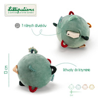 Pluszowa piłka sensoryczna z pozytywką wielofunkcyjna Smok Joe Lilliputiens