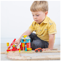 Przejazd kolejowy z budynkiem dróżnika, Bigjigs Rail