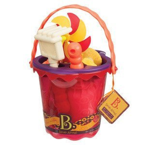 Zabawki do piasku Wiaderko czerwona pustynia B.Toys