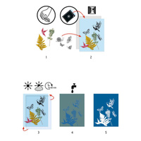Zestaw artystyczny cyjanotypia Las Djeco