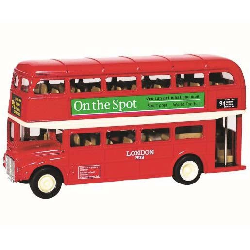 Czerwony autobus piętrowy z napędem, Gollnest&Kiesel