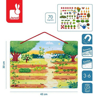 Magnetyczna układanka Mój magiczny ogród 3-6 lat, Janod