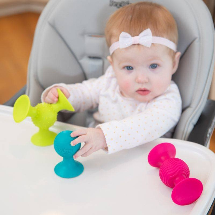 Bobo Przyssawki 3 Grzechotki PipSquigz