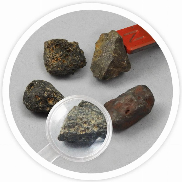 Zabawa edukacyjna dla dzieci Mały archeolog Kosmiczne skały Buki