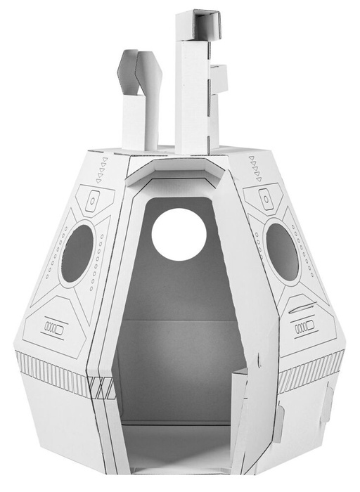 Kartonowy domek dla dzieci Kapsuła Ratunkowa Tektorado