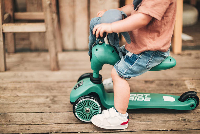 SCOOTANDRIDE Highwaykick1 2w1 Jeździk i hulajnoga 1-5 lat Forest