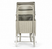 Wózek zabawkowy Doll Pram Retro Rattan Grey Astrup