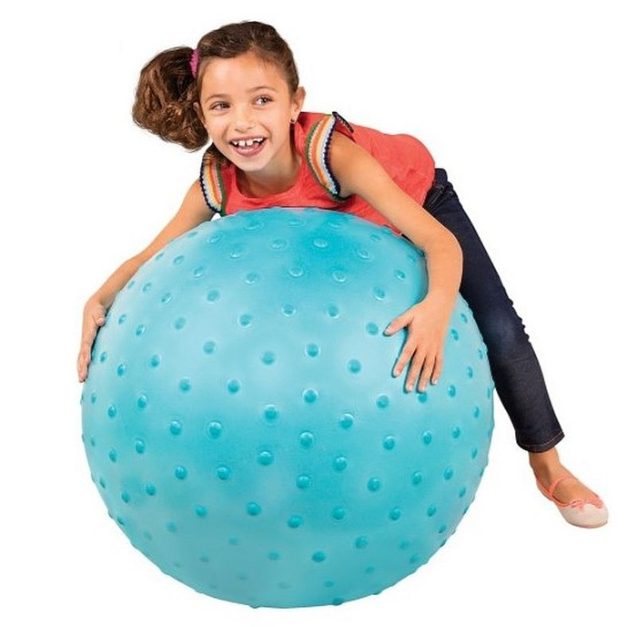 Duża piłka sensoryczna dla dzieci niebieska Pouncy Bouncy Ball B.Toys