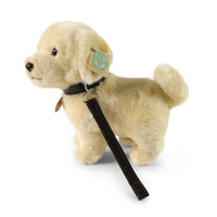 Ekologiczny pluszowy Golden Retriever Rappa 25 cm ze smyczą realistyczna Maskotka Rappa