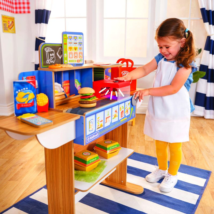 Drewniana restauracja z akcesoriami 2w1 KidKraft