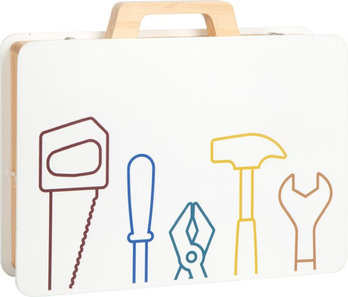 Drewniane narzędzia dla dzieci w walizce Small Foot