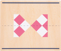 Drewniana gra logiczna dla dzieci symetrie Small Foot