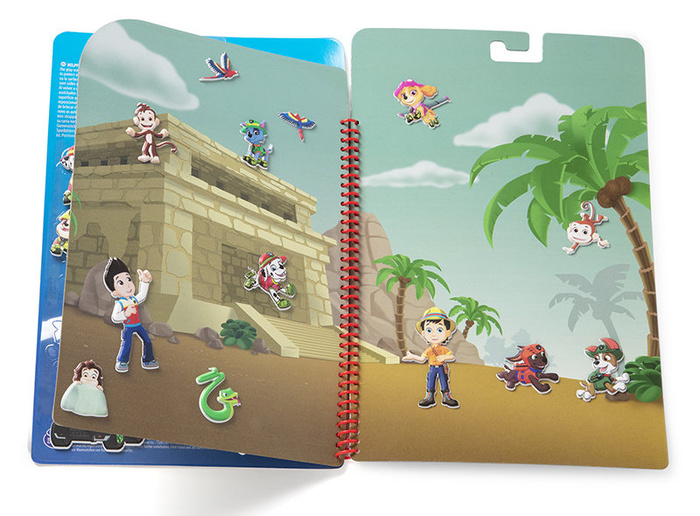 Naklejki wielokrotnego użytku z książką Psi Patrol Puffy Sticker – Jake’s Mountain Melissa and Doug