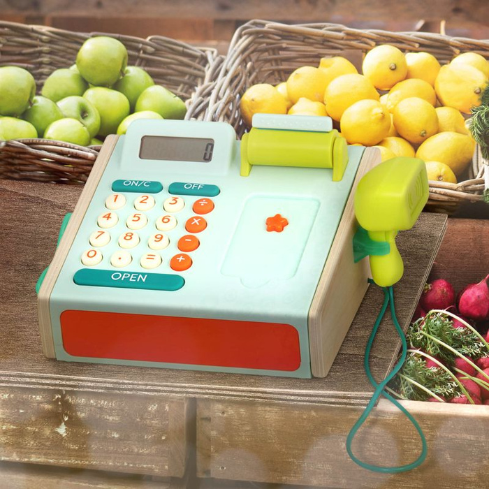 Interaktywna kasa sklepowa dla dzieci Mini Cashier Playset B.Toys