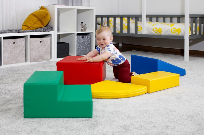 Zestaw do zabawy wielokolorowy Soft Play Corner Climber IGLU