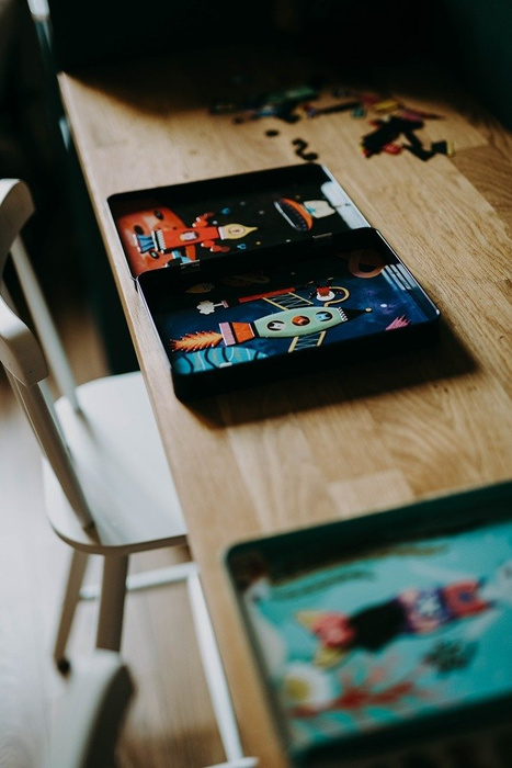 Magnetyczna układanka Rakiety kosmiczne Mudpuppy