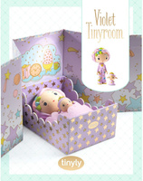 Zestaw minipokoik Violet w magnetycznym pudełku Tinyly Djeco