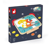 Drewniana układanka magnetyczna z tablicą Uczę się kolorów Janod