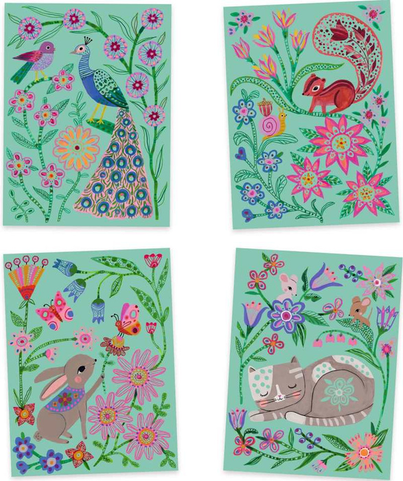 Wydrapywanka Spotkania zwierzątek DJ09717 Djeco